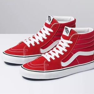 Vans Sk8 Hi Racing Red